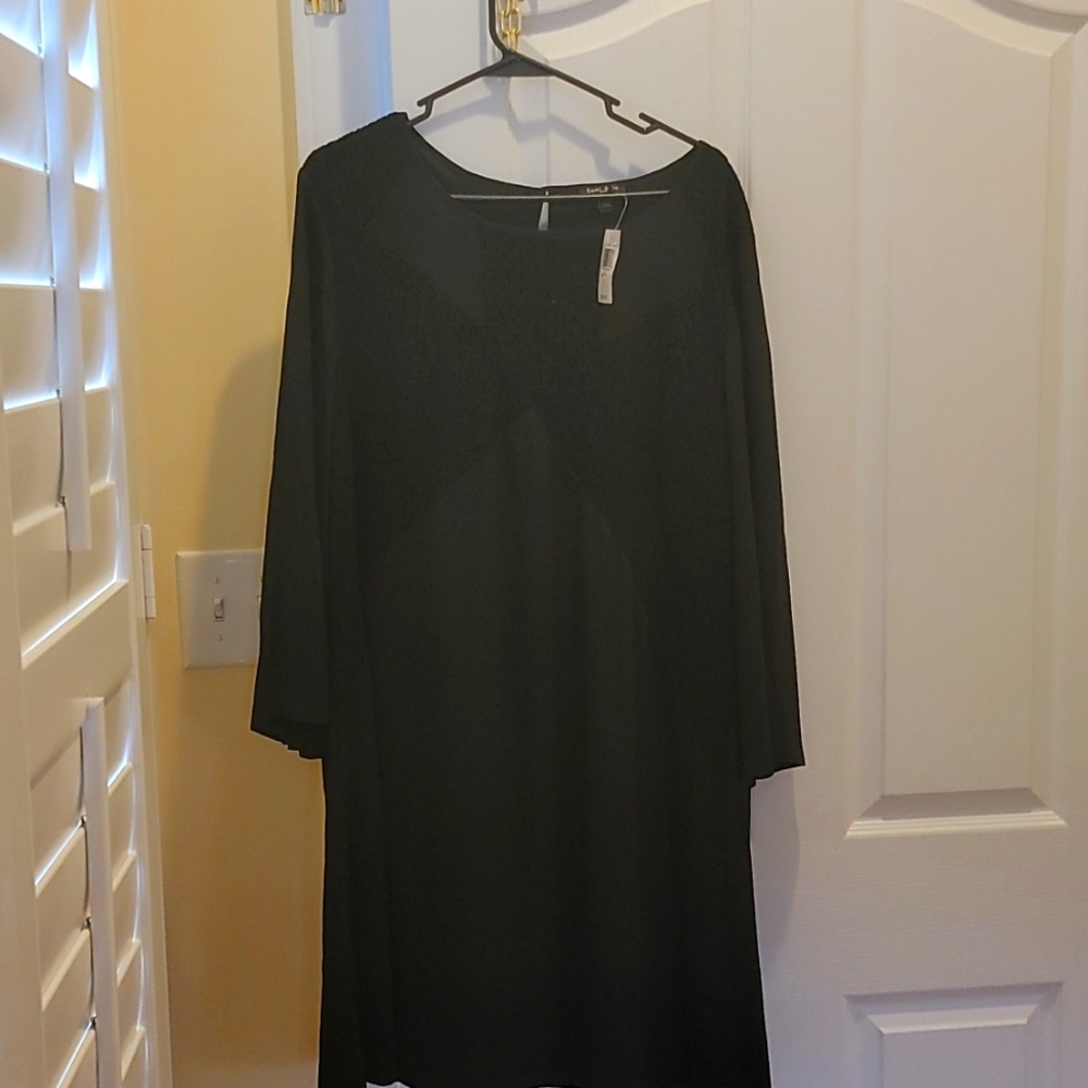 Sami & Jo 2X black dress